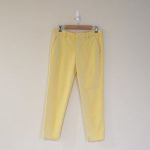 Zara Women’s Yellow Mid Rise Pants - Size 6 (EUR 38)